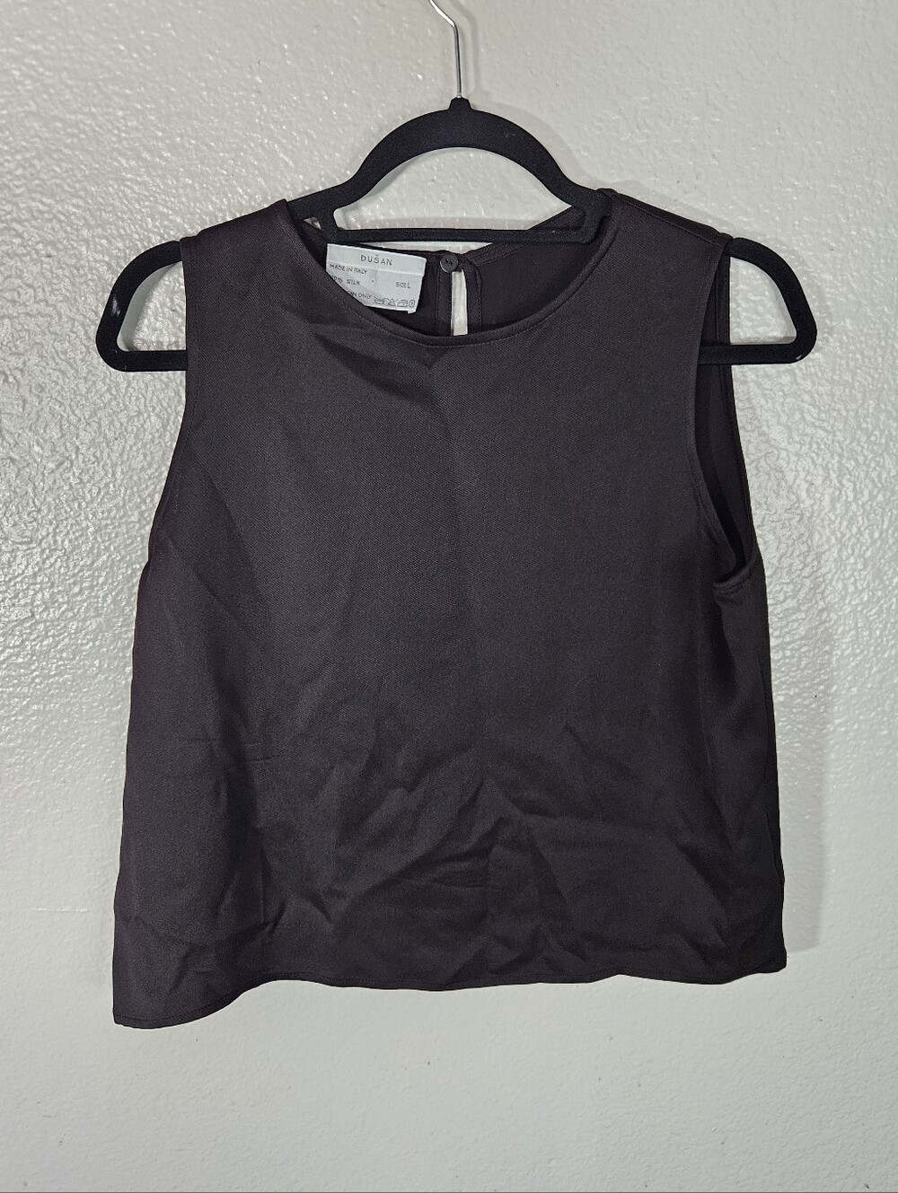 Dusan Silk Tank Size L